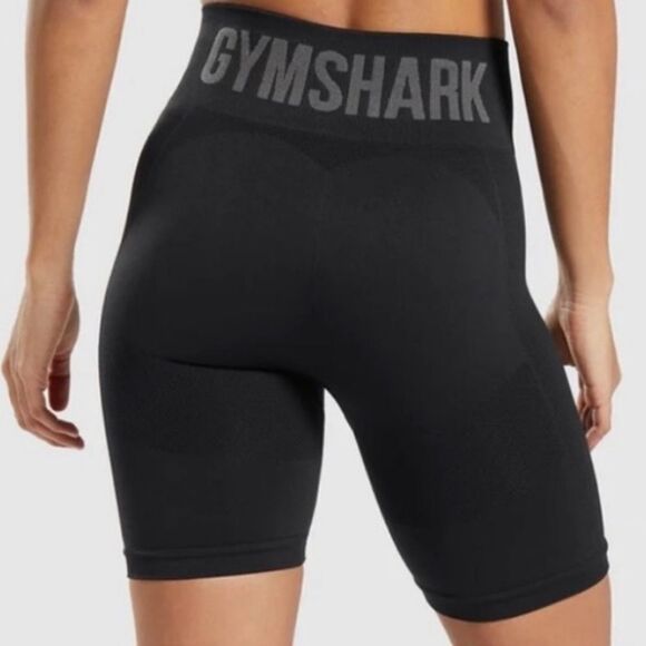 Gymshark Flex Cycling Shorts in‎ Black XS NWT in packaging - Picture 1 of 7